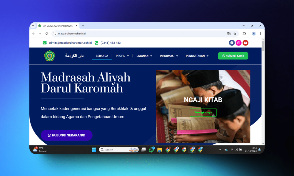 Buat Website Sekolahan Lombok