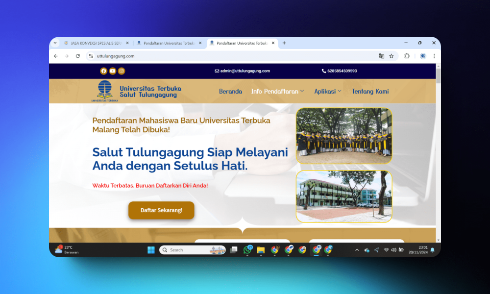 buat website pendaftaran kampus lombok-min