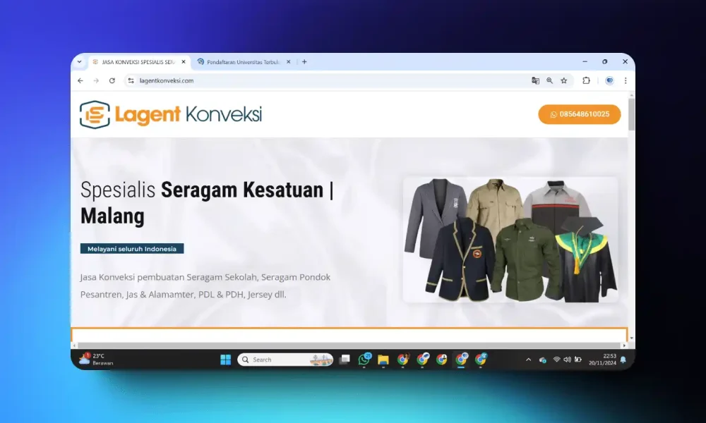 Jasa Pembuatan Website Lombok