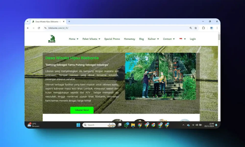 Jasa Pembuatan Website Lombok